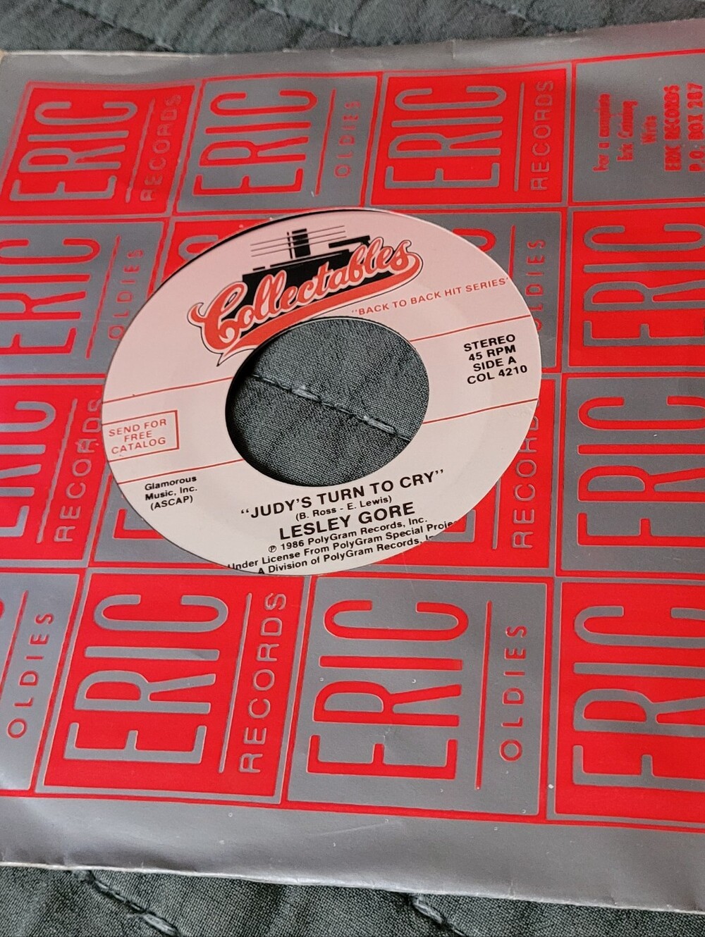 Lesley Gore, Judys Turnto Cry 45